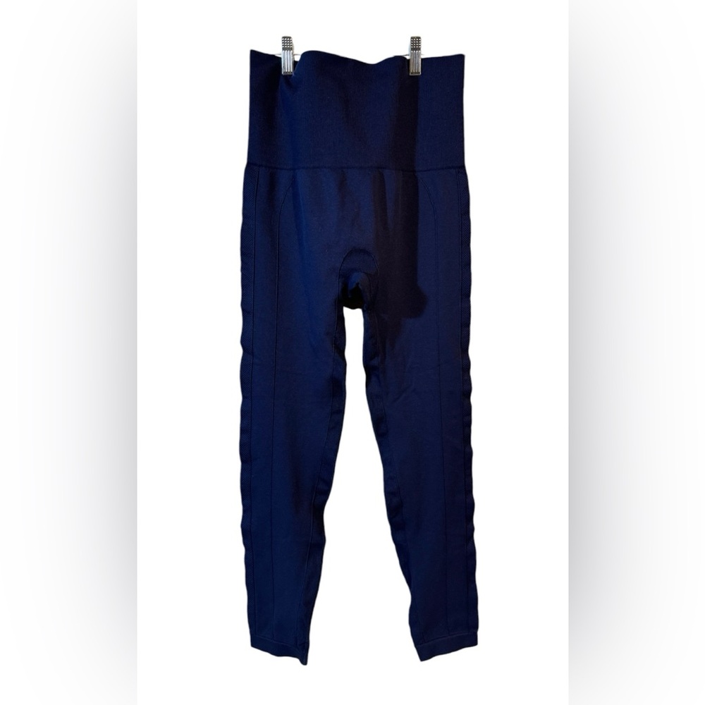 Homma XL Navy Premium Thick High Rise Waist Tummy Compression Slimming Leggings